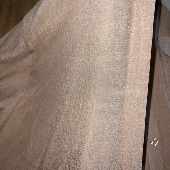 sheer button up - Picture 3 of 4